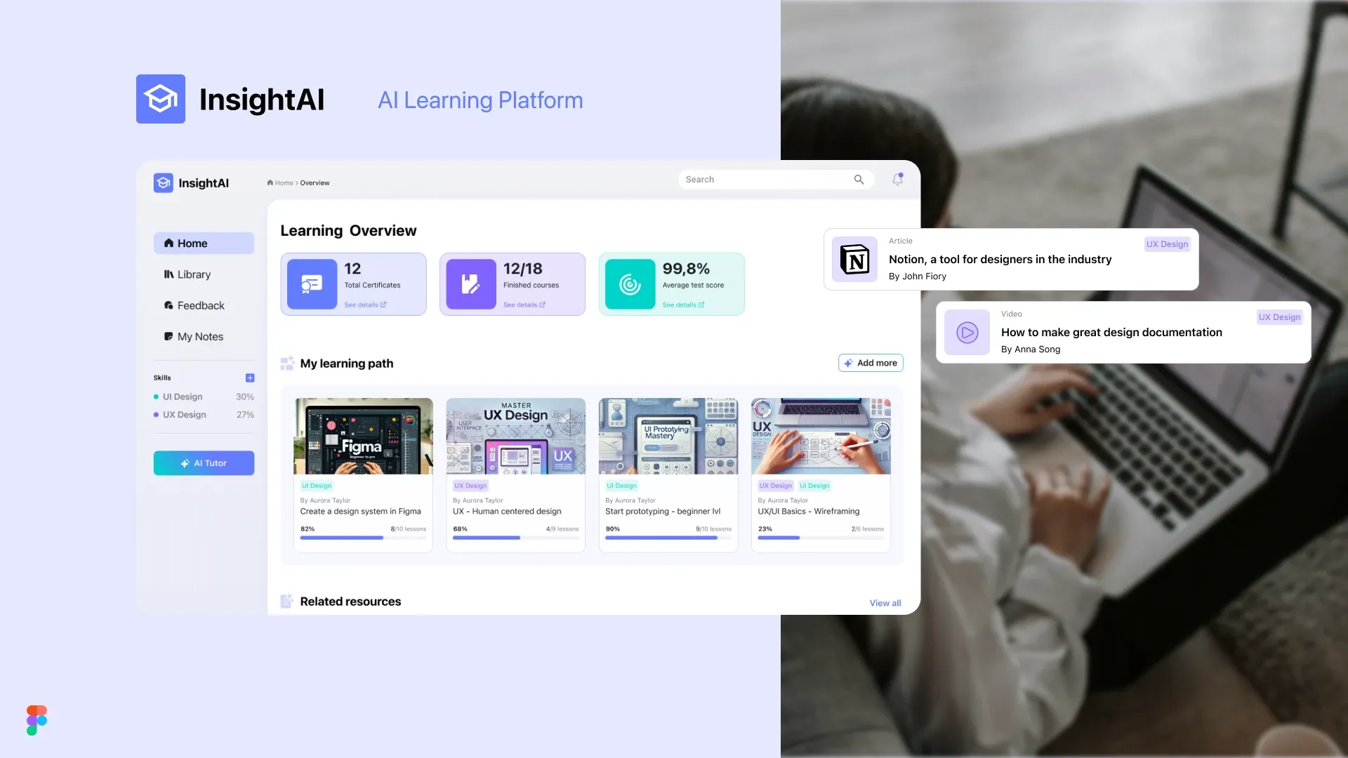 InsightAI - AI powered E-Learning Platform