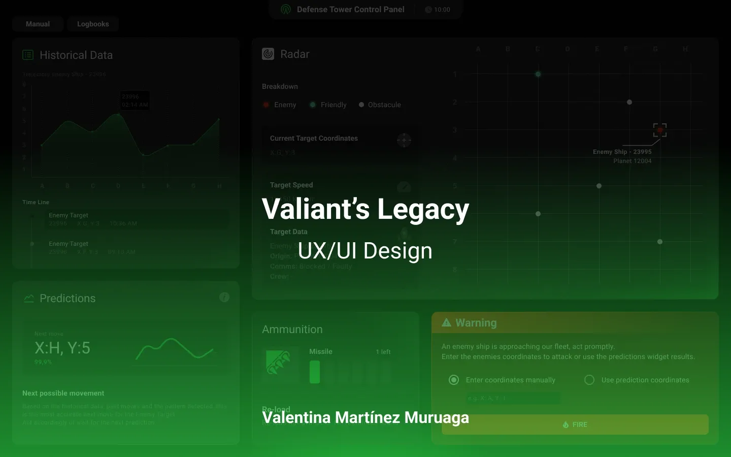 Valiant's Legacy - Gaming Platform UI